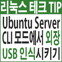Ubuntu Server에 USB 인식시키기 : 네이버 블로그