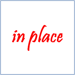 in place II 뜻, 예문보기 : 네이버 블로그