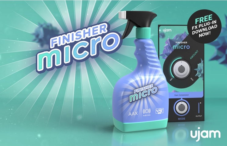 [무료 플러그인] UJAM에서 연말시즌을 맞이해 FX One Knob 플러그인 Finisher micro를 무료로 제공합니다 ...