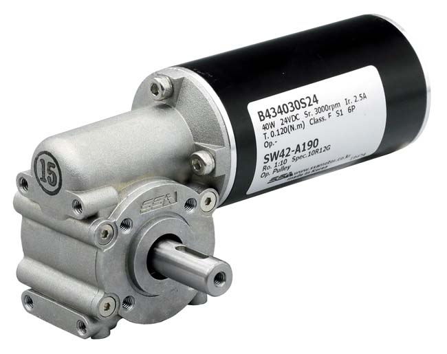 SW42 BLDC Worm Geared Motor : 네이버 블로그