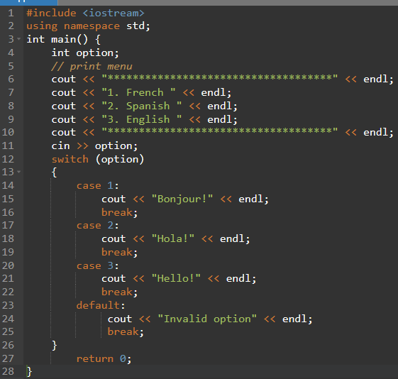 Lab 4. C++ If, Switch 문 예제 : 네이버 블로그