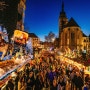 뮌헨 마리엔 광장에서 열리는 크리스마스 마켓