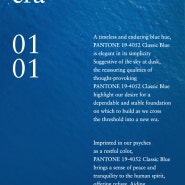Color of the Year for 2020 / PANTONE 19-4052 Classic Blue