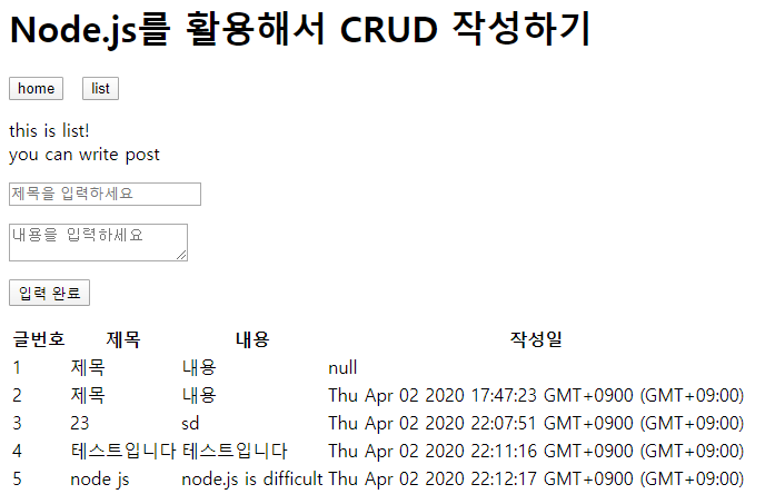 [mini project1] node.js로 게시판 CRUD 구현하기(feat. mariaDB) : 네이버 블로그