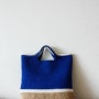 BLUE DAILY BAG: 손뜨개 가방