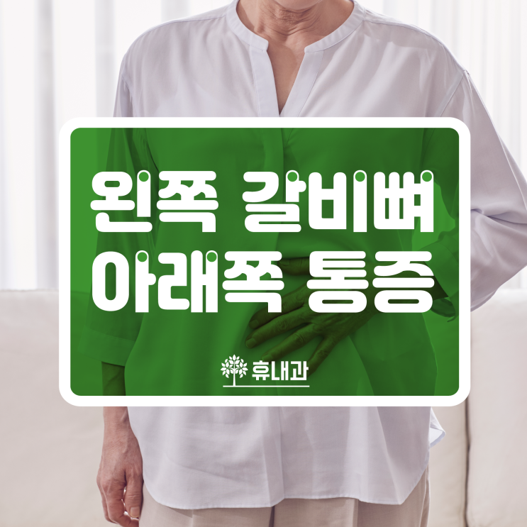 여자 왼쪽 갈비뼈 아래 통증 원인Ⅰ인천소화기내과 : 네이버 블로그