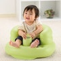 Richell 릿첼 폭신 폭신 소프트 아기 의자 레귤러 그린 7개월 ~ 2 살 사용 일본 직배송