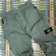 [Stone Island] - Stretch Cotton Tela Paracadute Garment Dyed 2 Pocket Pant Olive