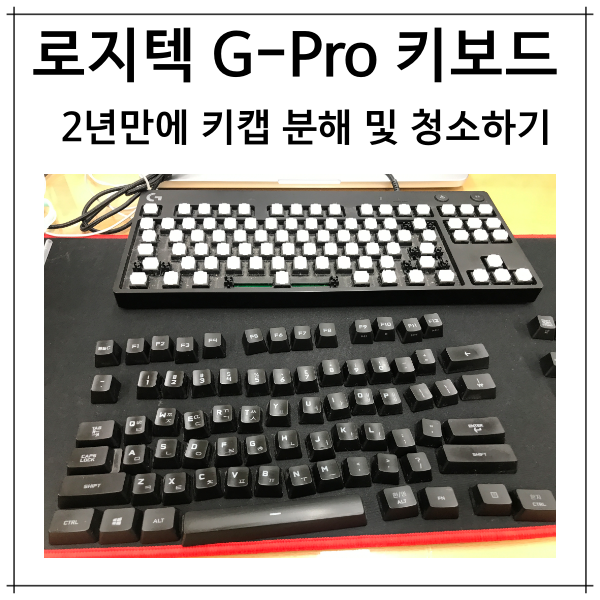 로지텍 G Pro 키보드 청소하기 네이버 블로그