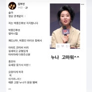 김부선누님 지지 선언