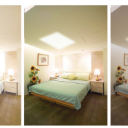 리모콘으로 밝기조절, 색온도조절이 가능한 디밍LED방등 50W 20평형~50평형까지 LED주방등 LED거실등 추천
