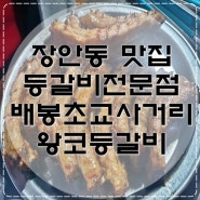 장안동 왕코등갈비 매콤한 맛이 일품인 곳