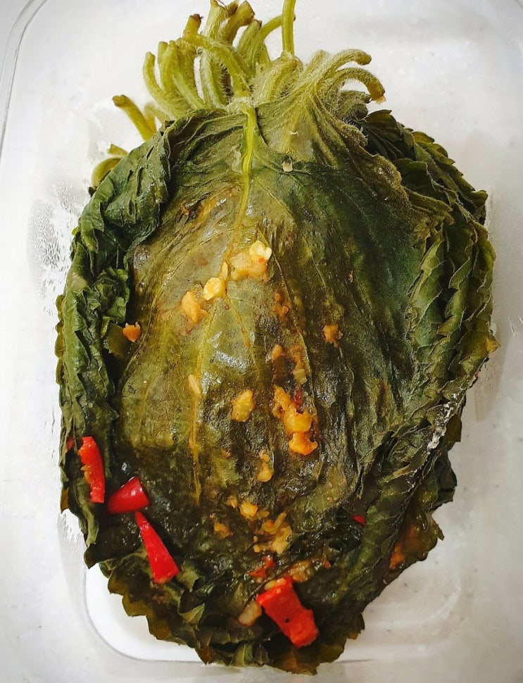 수미네 반찬 된장 깻잎 찜 따라 하기 (실패 후 성공!) : 네이버 블로그