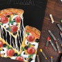 디자인마노 초크아트 심화반 전문가 과정 피자 초크아트 그림 수업
