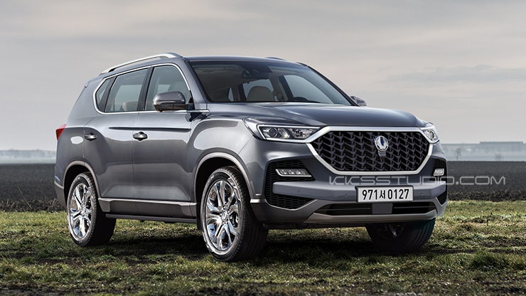 쌍용 G4 렉스턴 페이스리프트 예상도!! - 2021 Ssangyong Rexton Facelift Rendered : 네이버 블로그