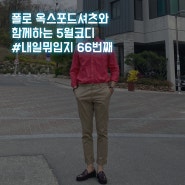 폴로 옥스포드셔츠와 함께하는 #5월코디 #내일뭐입지 66번째🤦🤷