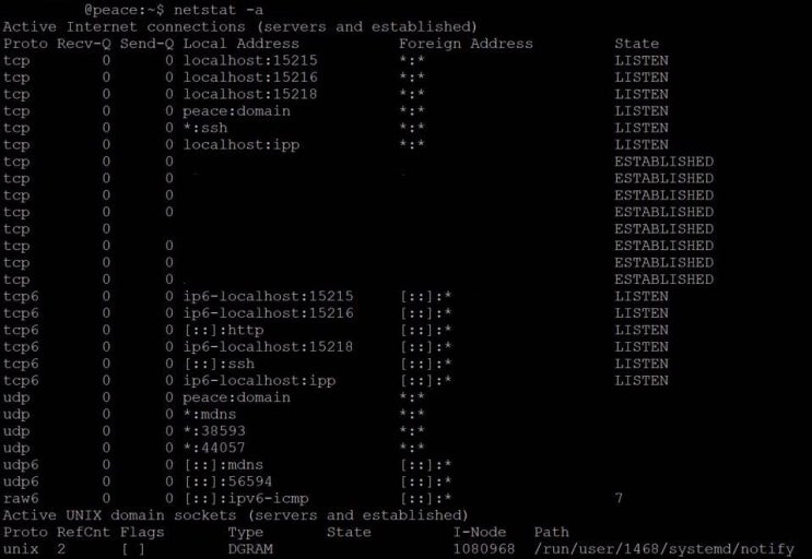 [Linux, 리눅스 명령어] netstat 명령어 (네트워크 명령어) : 네이버 블로그