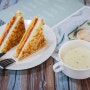 [크로크무슈] 간단히 만드는 프랑스식 샌드위치, 크로크무슈 만들기, 아이 간식 만들기, 식빵 활용요리