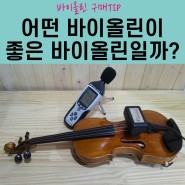 [바이올린 구매TIP] 어떤 바이올린이 좋은 바이올린일까?