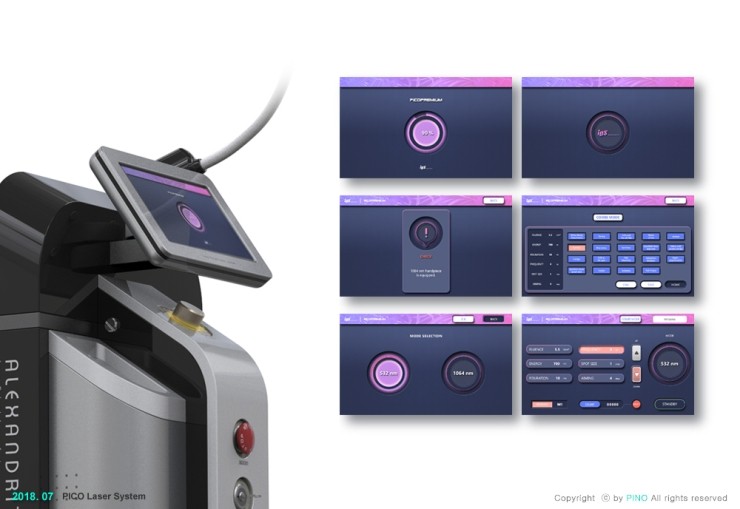 GUI DESIGN _ PICO Laser System : 네이버 블로그