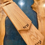 더그레인 오크 원목 도마 (OAK Wood cutting board)