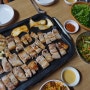 역삼동 회식 삼겹살 맛집 쫄깃한 국내산 오겹살 가람부대찌개