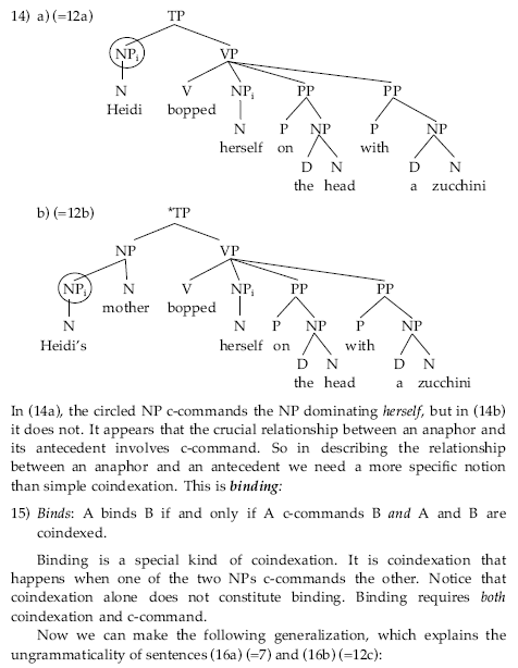 [영어통사론] Binding Theory (binding principle A, locality constraint) : 네이버 블로그
