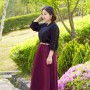 [앙고라한복] 레이스 한복블라우스 (검정) - 여자생활한복, 여자개량한복, 예쁜생활한복, 저렴한생활한복