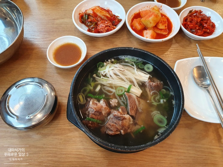 밤일마을 맛집 갈비탕과 냉면이 맛있는 광명 강남면옥 네이버 블로그