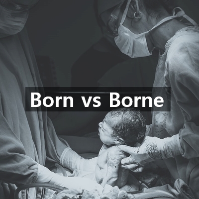 535. 헷갈리는 영어 표현 - Born vs Borne : 네이버 블로그
