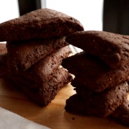 노버터 노에그 노밀크 초콜릿 스콘 만들기, 너무 맛있어! : Vegan Chocolate Scones