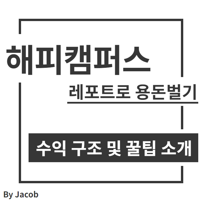 해피캠퍼스 용돈벌기 소개 : 네이버 블로그
