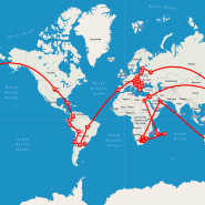 [몽몽부부세계여행] 세계여행 총정리 : 444일 42개국 이동 루트, 방법, 비용
