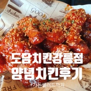 강릉유천택지맛집 도담치킨 추천메뉴 양념치킨 후기