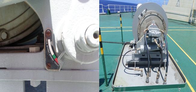 STERN RAMP MAIN WINCH BREAK LINING 점검 및 GAP 조정 : 네이버 블로그