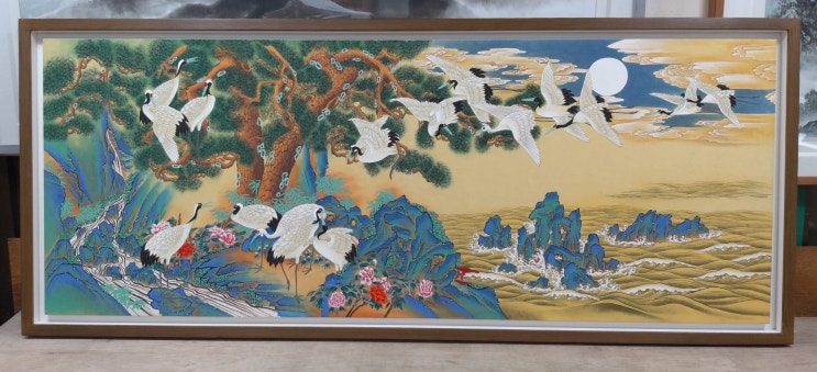 송학도 민화.표구 잘하는집.안산.시흥 .화성.송산.군포 .안양.의왕.과천.안산.서울표구액자화랑 : 네이버 블로그