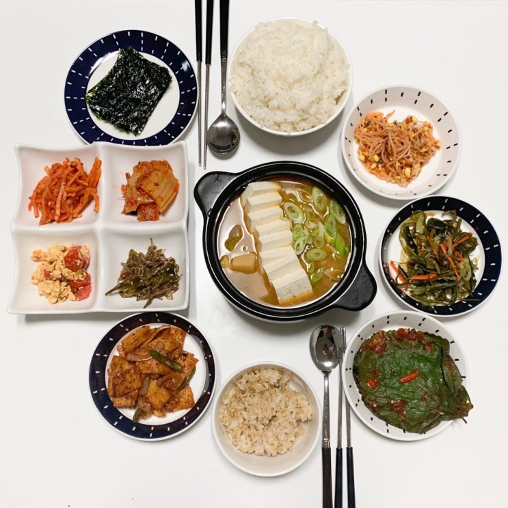 [집밥] 여러 가지 메뉴 집 밥 도전! 푸짐한 밥상⭐ : 네이버 블로그