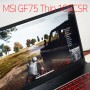 MSI GF75 Thin 10SCSR 게이밍 노트북 : 17.3” 120Hz FHD / i7-10750H / GTX1650Ti