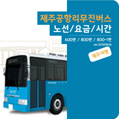 제주공항버스 600번/800번/800-1번 리무진버스 정보 (요금/시간) : 네이버 블로그