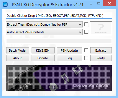 Decryptor & Extractor v1.85-LMAN, ps3 압축 풀기 : 네이버