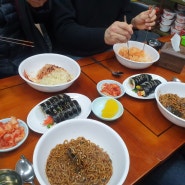 광화문 이색 점심 세종슈퍼, 짜파구리와 비빔면과 김밥의 조합