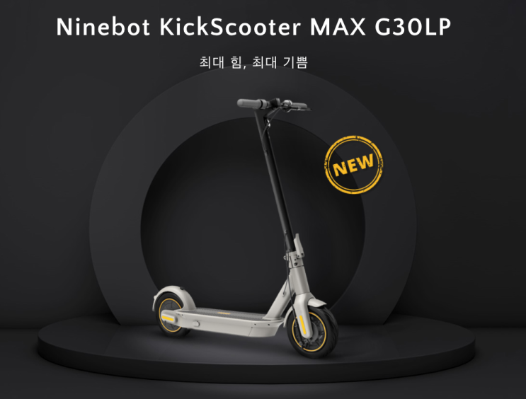 나인봇 맥스 다운그레이드 버전 NINBOT MAX G30LP (나인봇 맥스 G30LP) : 네이버 블로그
