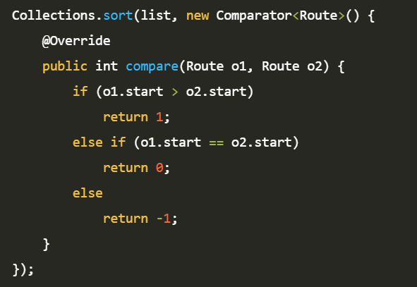 [프로그래머스] - Level 3 단속카메라 // (Java) Collections.sort(), Comparator ...