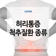허리 통증이 증상인 척추질환 종류는? ㅣ 삼성본병원