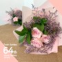 [꽃다발정기구독] 장마철의 안개를 닮은 미스티블루와 헤라꽃다발. 64번째 꽃