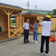 친환경목조주택.초미니하우스.세컨하우스 에코캐빈 대전MBC 아침생방송 ''아침이좋다''에 방영