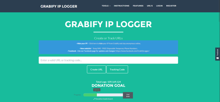 GRABIFY IP LOGGER - IP 로그 추적 사이트 : 네이버 블로그