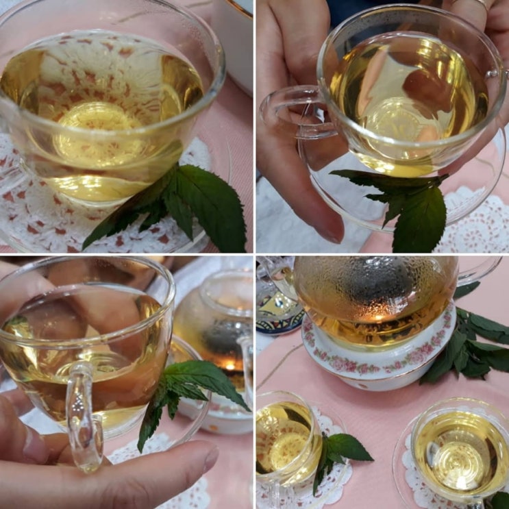박하차,박하잎차,허브차,허브티,박하차의 효능(진정효과,스트레스해소,심신안정,천식,비염,염증,진통개선에 도움)/꽃차,꽃차교육,꽃차 ...