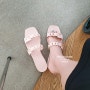 구찌신상신발 러버 슬라이드 샌들 핑크 내돈내산 후기
