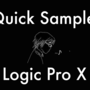 Logic Pro X 10.5 - 로직프로x Quick Sampler 퀵샘플러 간단 사용법 - 자미로실용음악학원(미디작편곡 전자음악 입시 취미)